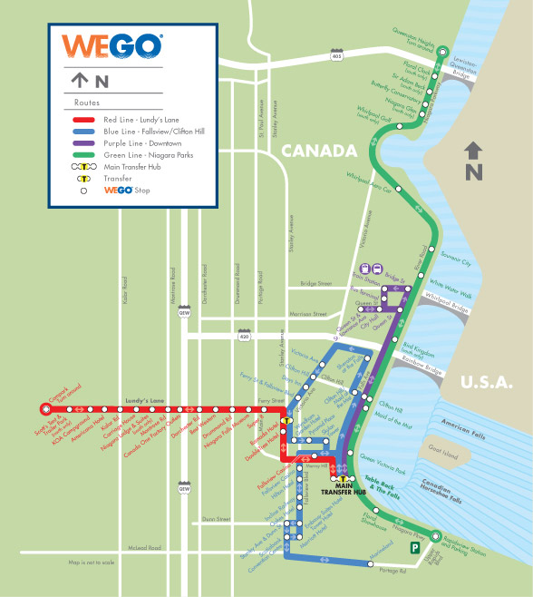Four Points by Sheraton Niagara Falls Fallsview Hotel - Citywide Shuttle System (WEGO)